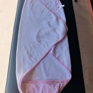 Just Born  2 ( two)Pink Hooded Baby Towel Set.
